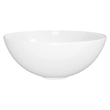 Rose 320mm Gloss White Round Ceramic Above Counter Basin